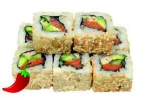 ОСТРЫЙ ЛОСОСЬ С ОГУРЦОМ